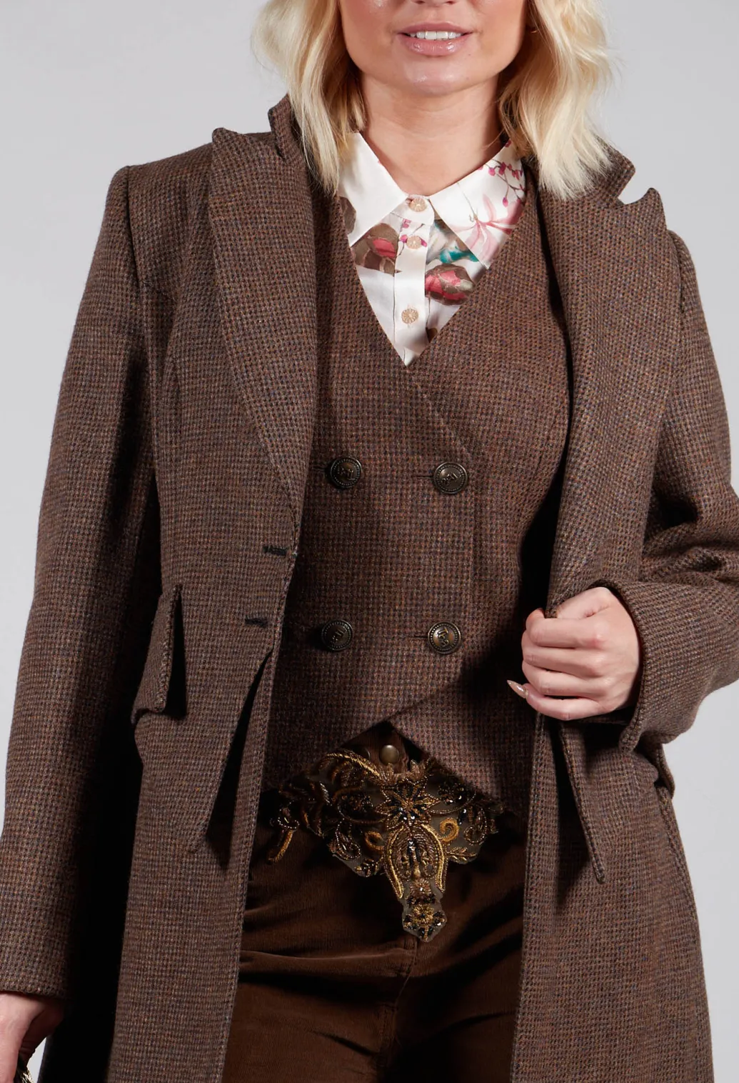 Verdi Coat in Tweed