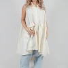 Verodense Sleeveless Jacket in Schnee