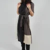 Veronique Dress in Lin/Cot Mixte