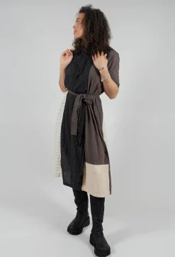 Veronique Dress in Lin/Cot Mixte