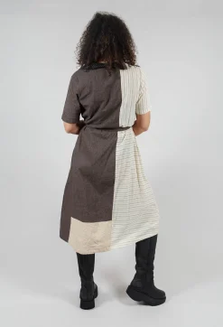 Veronique Dress in Lin/Cot Mixte