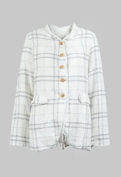 Veronique Jacket in Natural Check