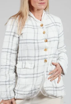 Veronique Jacket in Natural Check