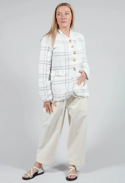 Veronique Jacket in Natural Check