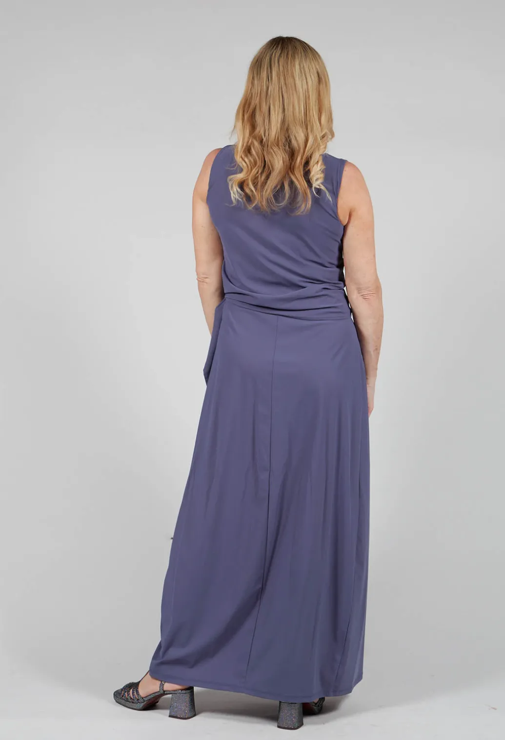 Vest Dress in Midnight Blue