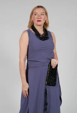 Vest Dress in Midnight Blue