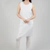 Vest with Silk Accent in Callas