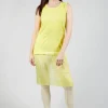 Vest with Silk Accent in Lilly Cloud