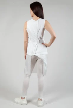 Vest with Silk Accent in Callas