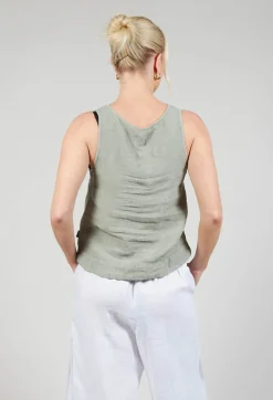Vest Yune in Eucalyptus