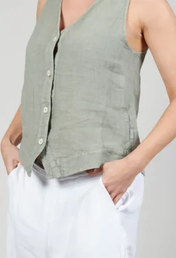 Vest Yune in Eucalyptus