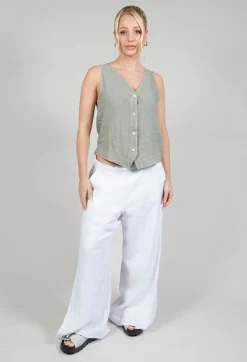 Vest Yune in Eucalyptus
