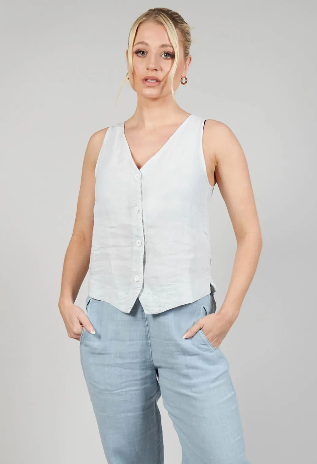 Vest Yune in Greige
