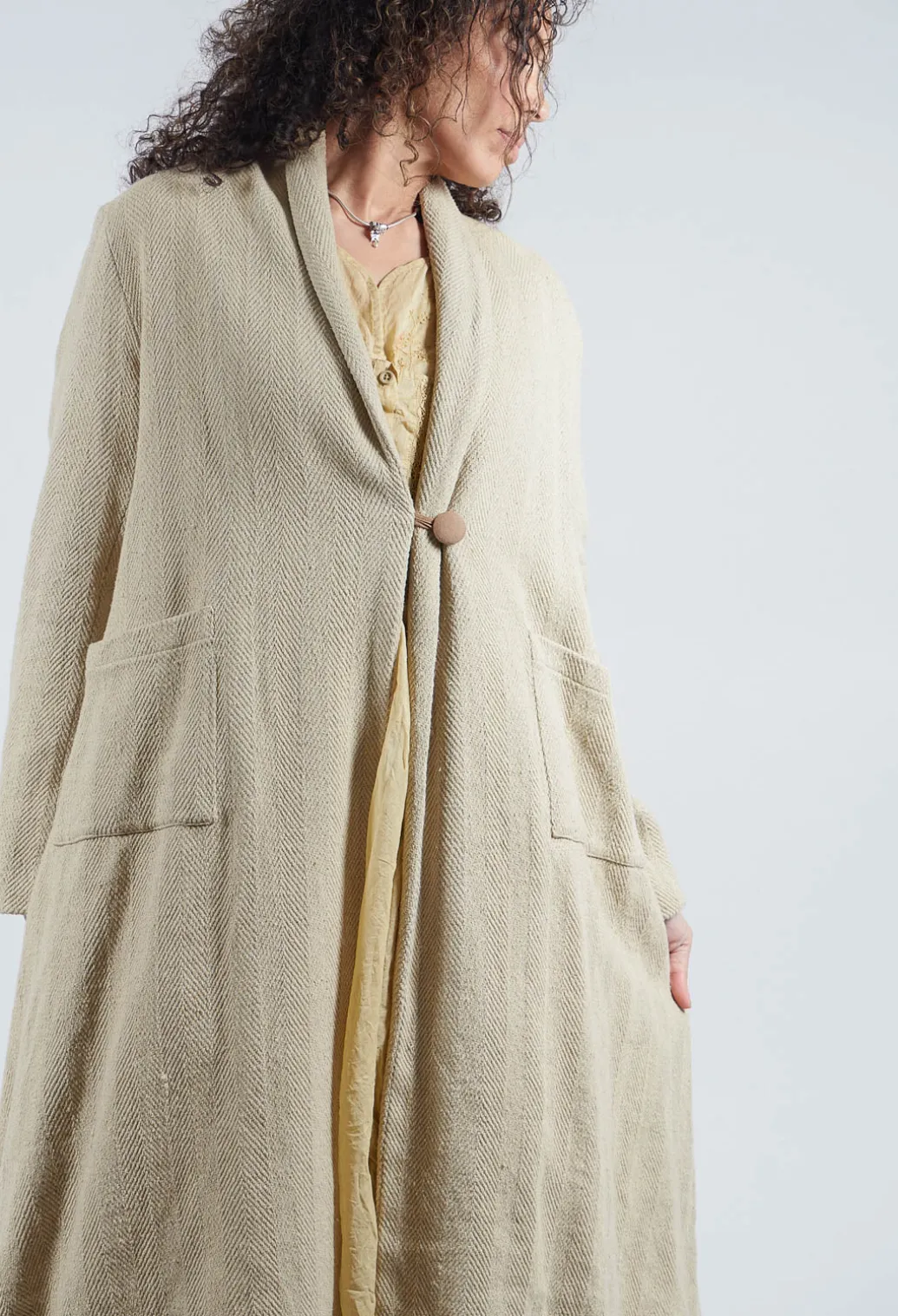 Veste Jeannette Coat in Coton Rustique
