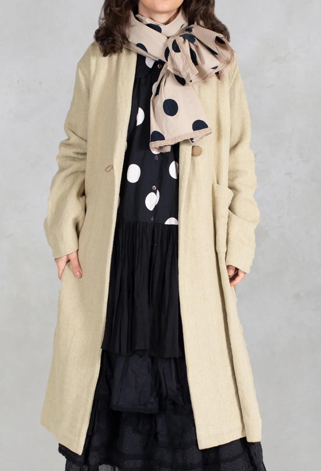 Veste Jeannette Coat in Coton Rustique