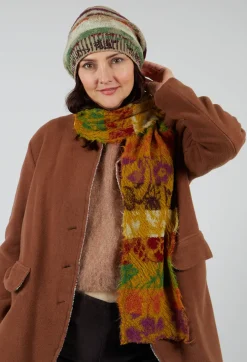 Vibrant Wool Scarf in Mustard