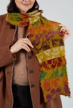 Vibrant Wool Scarf in Mustard