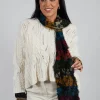 Vibrant Wool Scarf in Prism