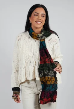 Vibrant Wool Scarf in Prism