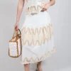 Villeneuve Skirt in Blanc