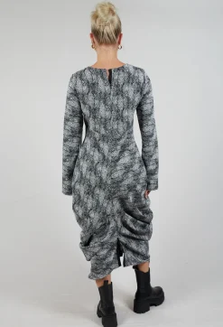 Vino Dress in Black and White
