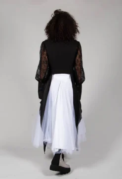 Vintage Lace Crop Shirt