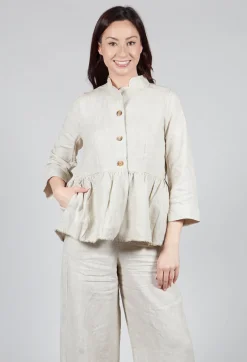 Violet Jacket in Sand