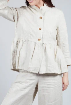 Violet Jacket in Sand