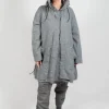 Virgin Wool Coat in Pencil Mel