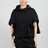 Virgin Wool Top in Black