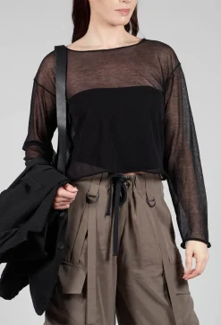 Viscose Bandeau in Black