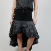 Vise Skirt in Black Grey
