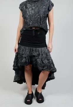 Vise Skirt in Black Grey