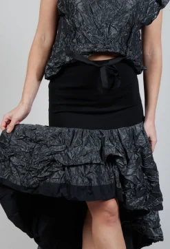 Vise Skirt in Black Grey