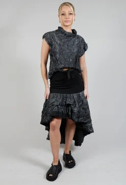 Vise Skirt in Black Grey