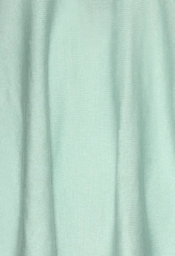 V-neckline Jumper in Verde Acqua-Water