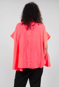 Voile Shirt in Coral