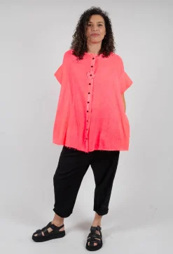 Voile Shirt in Coral