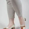 Vuolin Heel in Cluero White and Brown