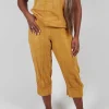 Waffle Trousers in Honey