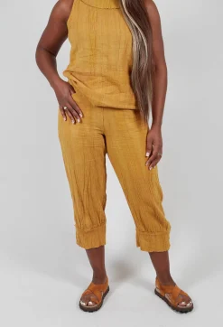 Waffle Trousers in Honey