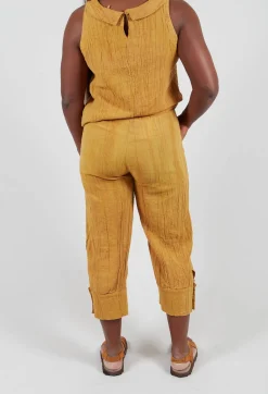 Waffle Trousers in Honey