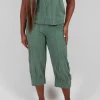 Waffle Trousers in Mossy
