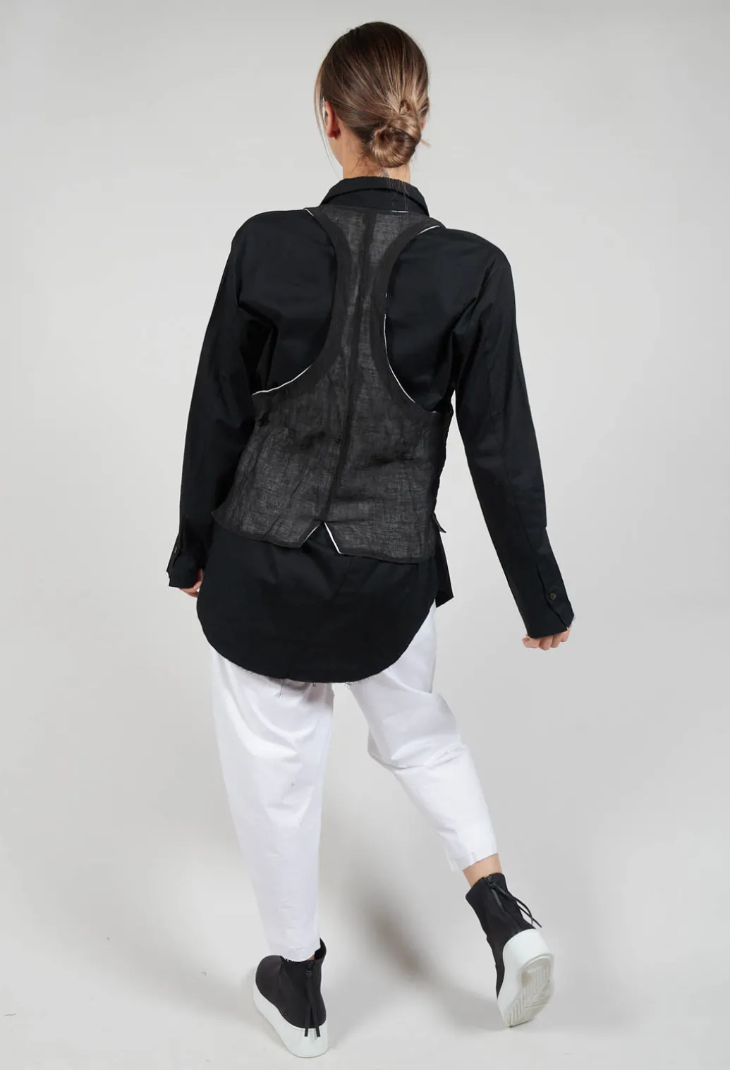 Waistcoat in Black / White