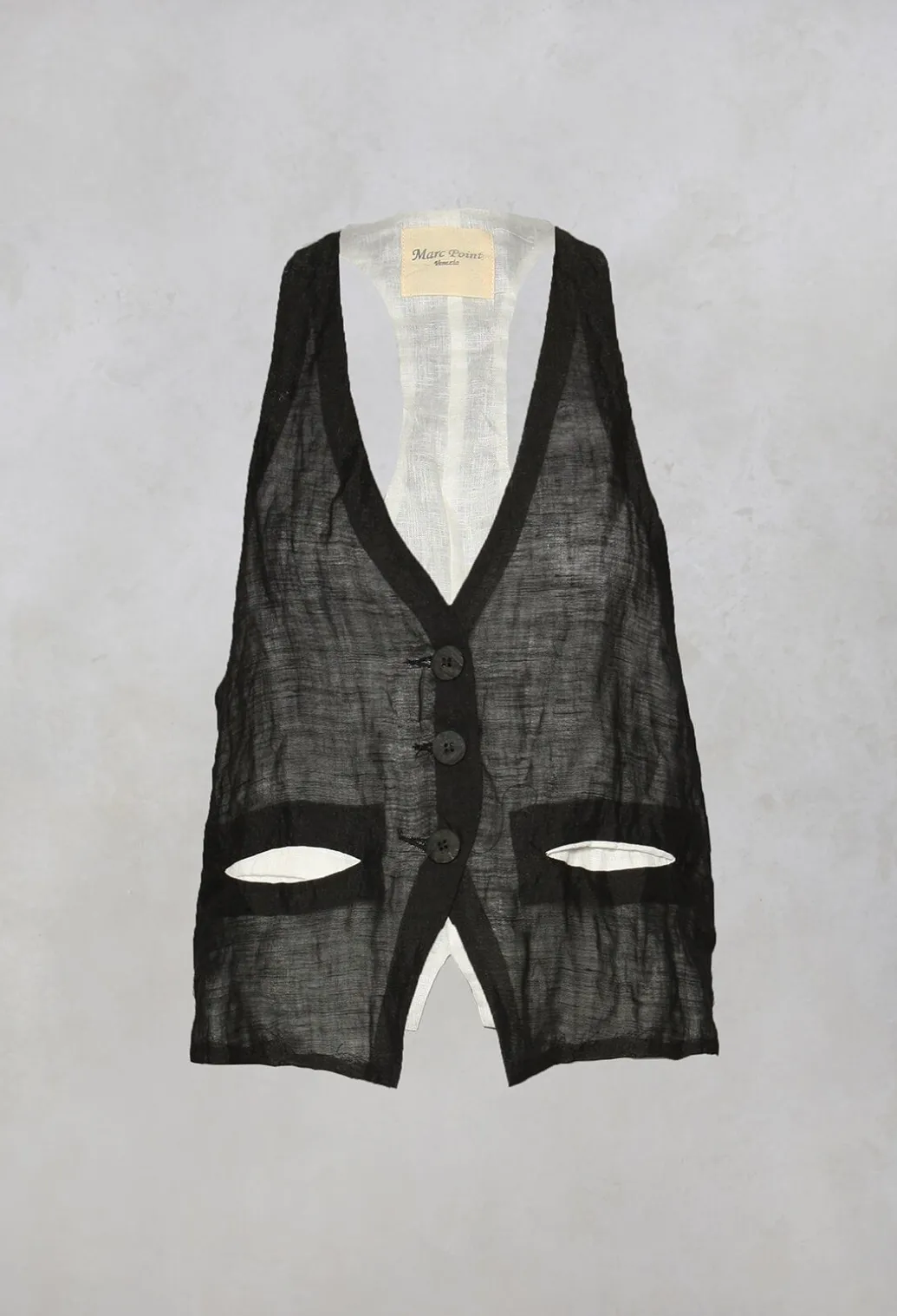 Waistcoat in Black / White