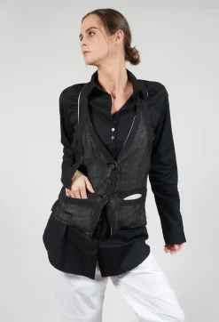 Waistcoat in Black / White