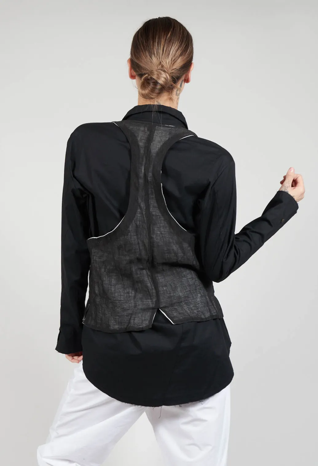 Waistcoat in Black / White