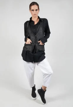Waistcoat in Black / White
