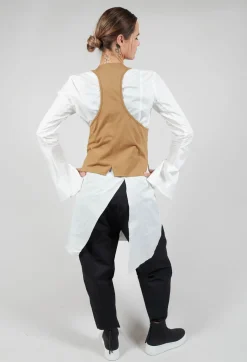 Waistcoat in Camel
