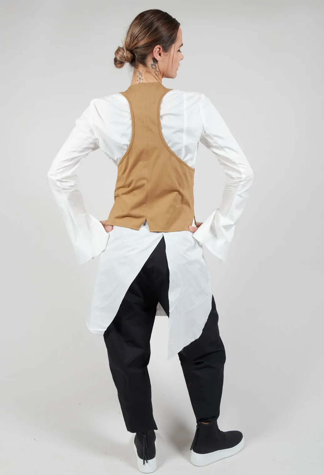 Waistcoat in Camel
